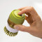 Щетка с дозатором моющего средства palm scrub™ зеленая