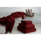 Полотенце для рук декоративное с бахромой бордового цвета essential, 50х90 см