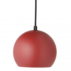 Лампа подвесная ball, темно-красная, матовое покрытие