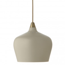 Лампа подвесная cohen large, 22х?25 см, серо-коричневая матовая, коричневый шнур