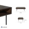 Столик кофейный unique furniture, latina, 71х117х41 см