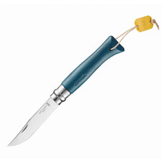 Нож Opinel №8, нержавеющая сталь, синий, лимитированная, 001977