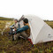 Палатка  Naturehike Star-river 2 NH17T012-T двухместная сверхлегкая с ковриком, серо-черная, 6927595716489